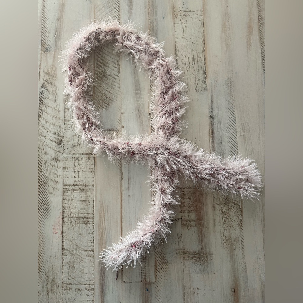Fuzzy Pink Scarf